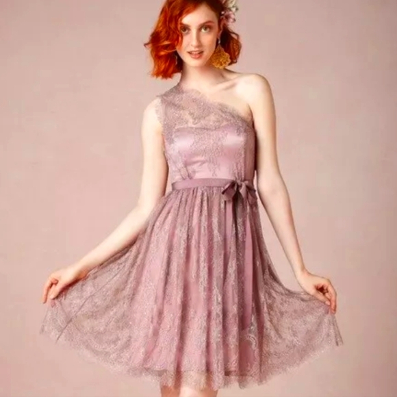 Anthropologie Va et Vien Ariel Lace On shoulder Dress - Picture 2 of 12